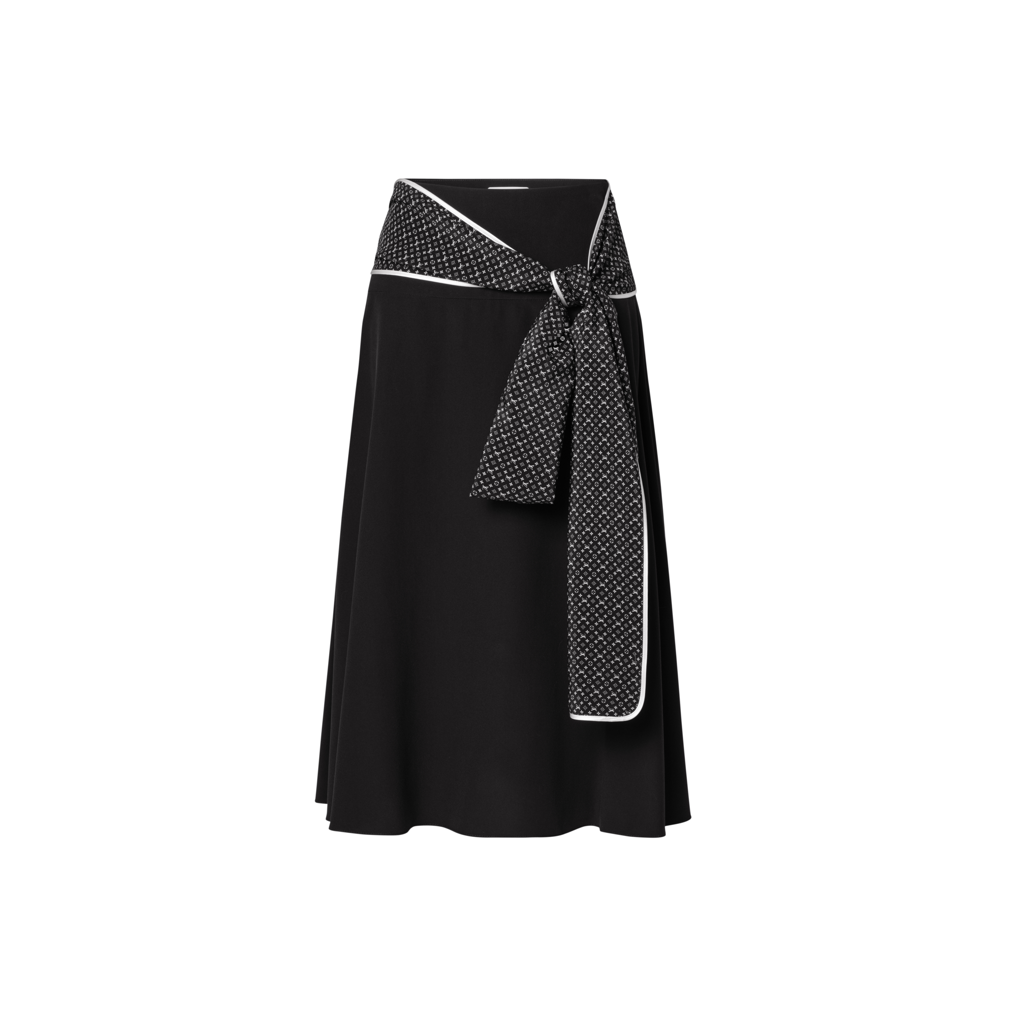 Monogram Scarf Skirt - Women - Ready-to-Wear | LOUIS VUITTON ®